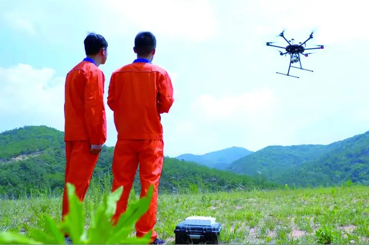 蓬莱镇无人机倾斜摄影巡检拍摄